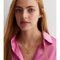Gold Bee Pendant Necklace New Glance - Image 2