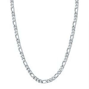 True Rebels Mens Male Stainless-steel Necklace – Silver Stainless Metal (archived) – Measurement 60 cm