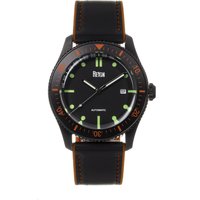 Reign Mens Elijah Automatic Rubber Inlaid Leather-Band Watch W/Date - Multicolour Stainless Steel - One Size - Image 2