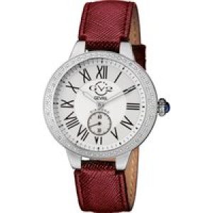 Gv2 Womens Astor White Dial 9103.4 Swiss Quartz Watch – Burgundy – One Size