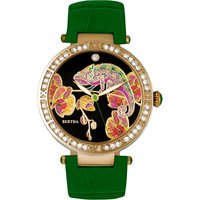 Bertha Womens Camilla Mom-Of-Pearl Leather-based-Band Watch - Inexperienced - One Measurement - Image 2