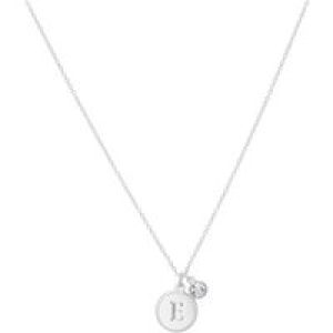 Karma Silver Letter E Coin Necklace – One Measurement