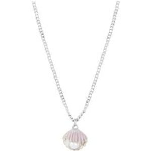 August Woods Silver Pearl Shell Pendant Necklace – Silver