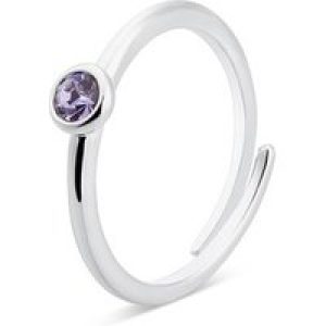 Karma Silver December Adjustable Ring
