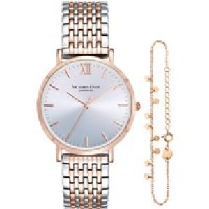 Victoria Hyde London Womens Primrose Watches Classic Bicolor Rose Gold Silver – Silver & Rose Gold Stainless Steel – One Size
