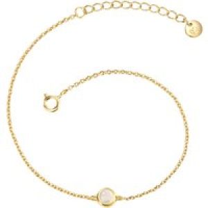 Glanzstücke München Womens Feminine Sterling Silver Bracelet – Gold – One Measurement