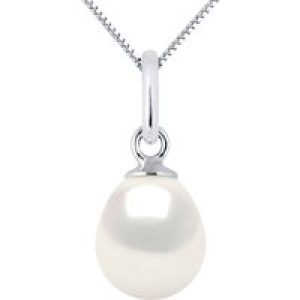 Diadema Womens – Pendant – White Gold and Real Freshwater Pearls – One Size