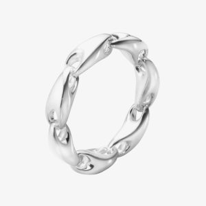 Georg Jensen Sterling Silver Reflect Ring 200010900054 (54)