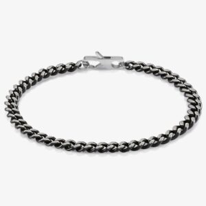 Guess Aiya Napa Black-Tone Chain Bracelet UMB01382STBKL
