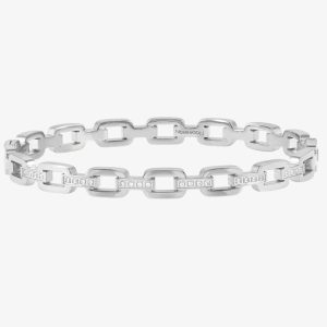 Nomination Ladies Stainless Steel Cubic Zirconia Chain Bangle 029515/001
