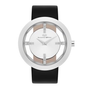 Rhodenwald & Söhne Womens Chrome steel Watch – Black Stainless Metal (archived) – One Dimension
