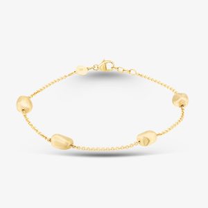 9ct Gold Pebble Chain Bracelet CN006-07