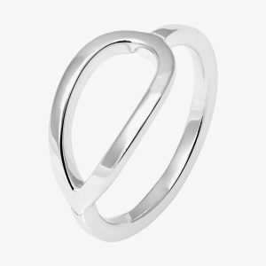 Lucy Quartermaine Silver Topaz Skinny Drip Ring PR3L Q