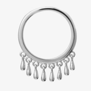 Lucy Quartermaine Silver Multi Drop Waterfall Ring Ring WFR4L Q