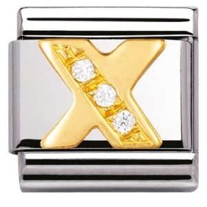 Nomination Cubic Zirconia X Attraction – Stainless Metal