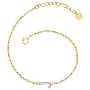 Glanzstücke München Womens Female Sterling Silver Bracelet – Gold – One Size
