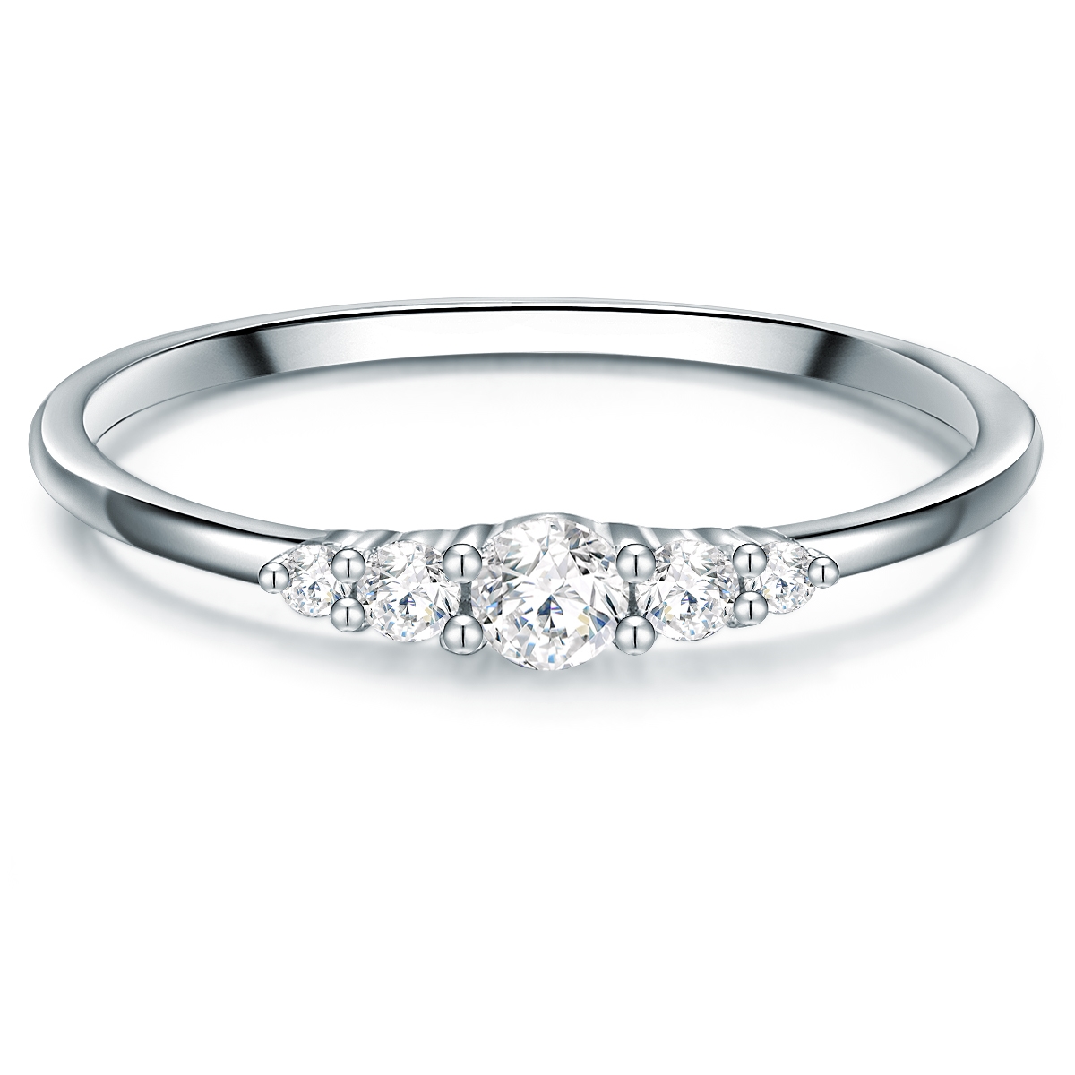 Tresor 1934 Womens Trilani Female Sterling Silver Ring - Size M