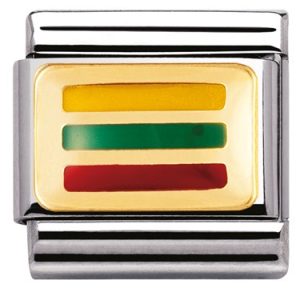 Nomination Allure Flag Lithuania – Stainless Metal