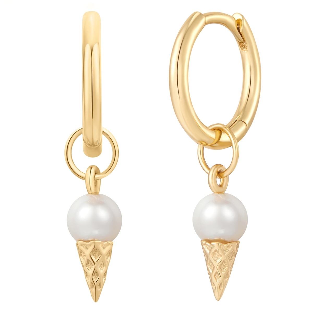 Glanzstücke München Womens Female Sterling Silver Earring - Gold - One Size