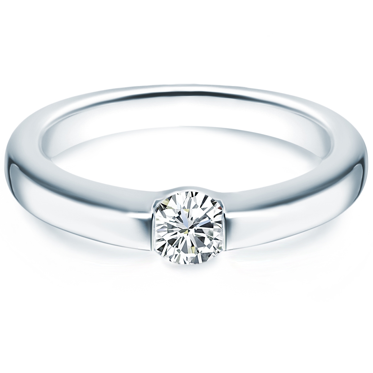 Tresor 1934 Womens Trilani Feminine Sterling Silver Ring - Measurement N