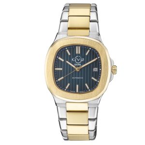 Gv2 Swiss Automated Mens Potente Bracelet Watch – Silver Stainless Metal – One Measurement