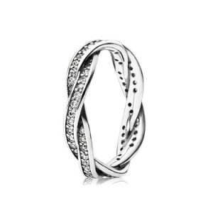 Pandora Pavé Twist of Destiny Ring – 54