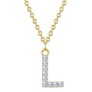 Glanzstücke München Womens Female Sterling Silver Necklace – Gold – One Size