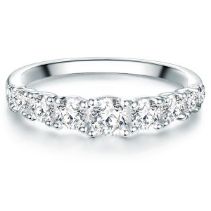 Tresor 1934 Womens Trilani Feminine Sterling Silver Ring – Dimension N