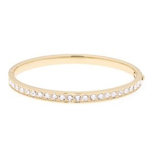 Ted Baker Clemara Hinge Crystal Gold Bangle