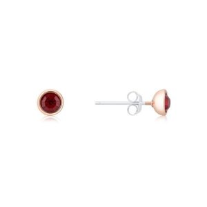 Karma Rose Gold January Stud Earrings