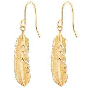 Eastside Womens Feminine Chrome steel Earring – Gold Stainless Metal (archived) – One Dimension