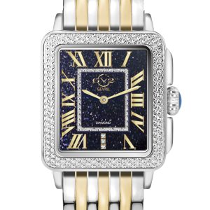 Gv2 Padova WoMens Swiss Quartz Stainless Metal Diamond Watch – Silver & Gold – One Dimension