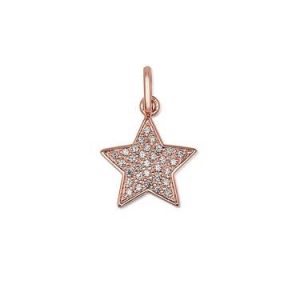 Argento Rose Gold Pave Celebrity Pendant