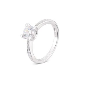 Argento Silver Sq. Crystal Ring – Ring Measurement 52 925 Silver