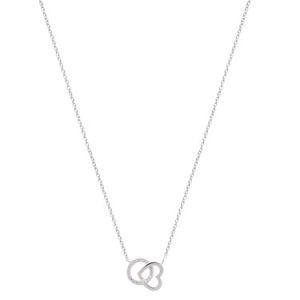 Argento Silver Circle & Center Necklace – Adjustable