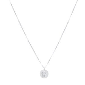 Argento Silver Preliminary Tag Necklace – Letter R