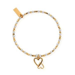 ChloBo Blended Steel Related Center Bracelet – Gold