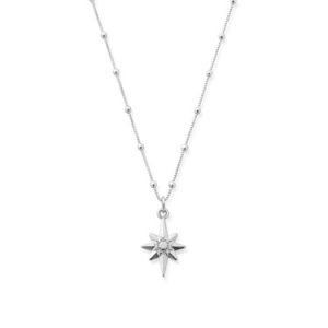 ChloBo Silver Fortunate Big name Necklace – Silver
