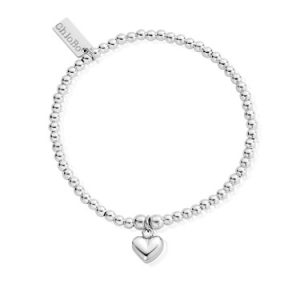 ChloBo Silver Lovely Puff Center Bracelet – Silver