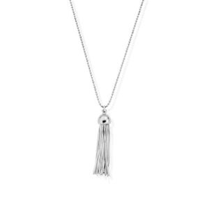 ChloBo Silver Didi Tassel Necklace – Silver