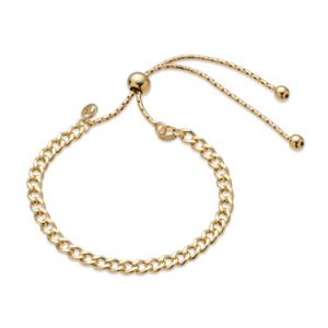 Argento Recycled Gold Vintage Chain Pull Bracelet – Adjustable