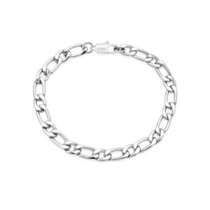 Over & Over 7mm Silver Metal Chain Bracelet – Silver