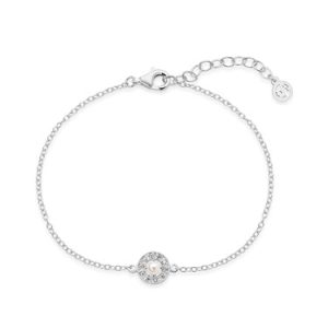 Argento Silver June Birthstone Halo Bracelet – Silver