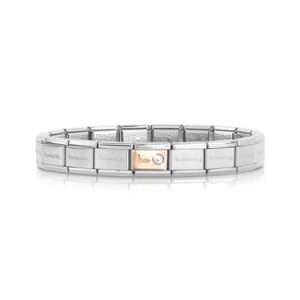 Nomination Rose Gold June Birthstone Bracelet – 17cm