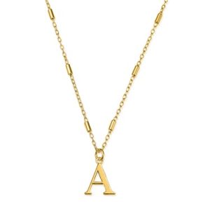 ChloBo Gold Iconic A Preliminary Necklace – Gold