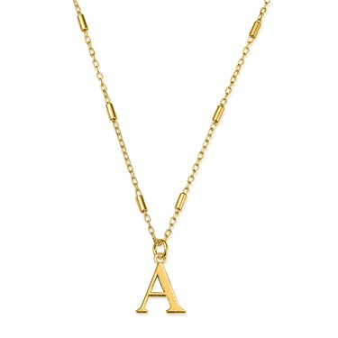 ChloBo Gold Iconic A Preliminary Necklace - Gold