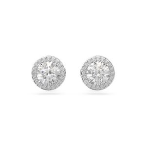 Swarovski Constella Silver Halo Earrings