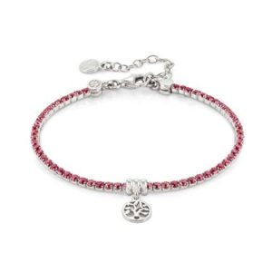 Nomination Elegant Pink Crystal Tree Of Lifestyles Bracelet