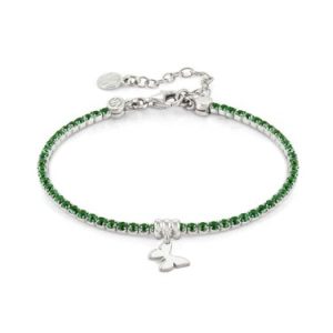 Nomination Sublime Inexperienced Crystal Butterfly Bracelet