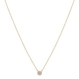 August Woods Gold Petite Halo Necklace – Gold
